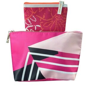 Estee Lauder & Lancome Cosmetic‎ Bags Set Makeup Travel Pouch 2 Pouches